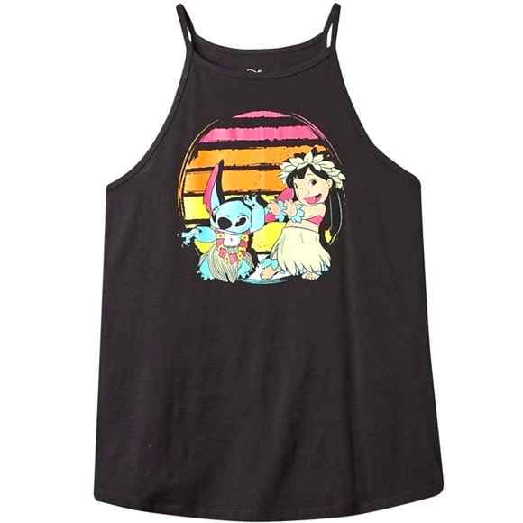❤️NWT VINTAGE TORRIID TANK DISNEY LILO & STITCH HIGH NECK TOP FOXY FITTED TEE - Picture 8 of 10